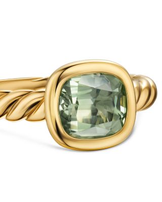 DY Mercer Stone Ring in 18K Yellow Gold with, 7mm
