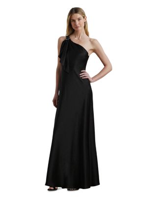 Ralph Lauren - Satin Charmeuse One Shoulder Gown