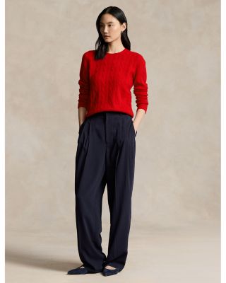 Cable Knit Cashmere Sweater