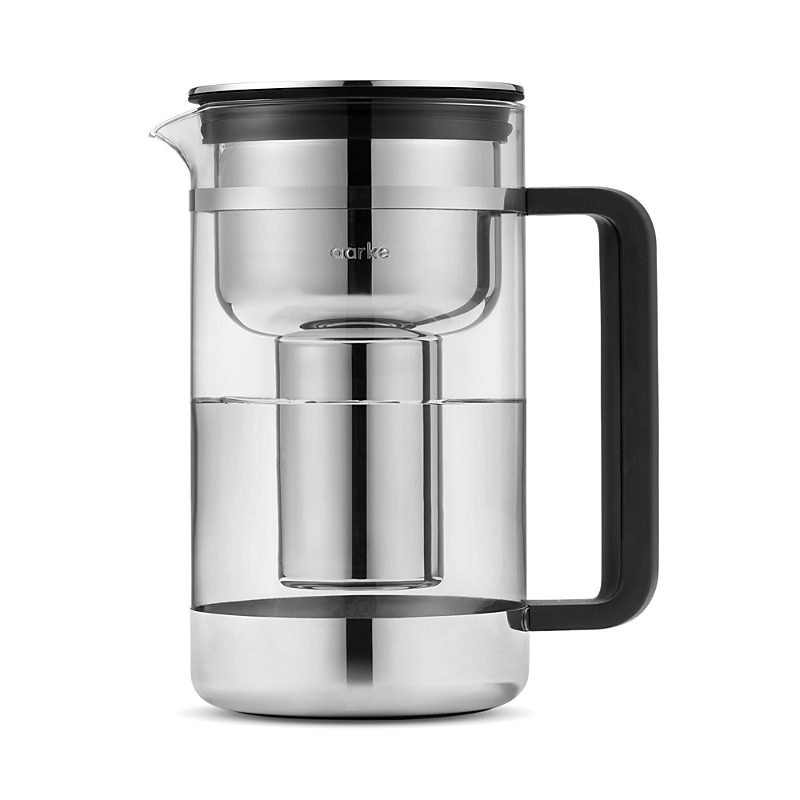Aarke Logo-engraved Large Stainless-steel Purifier In Polished Steel