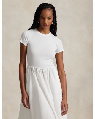 Cotton Short Sleeve Dress