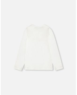 Girls' Organic Cotton T-Shirt with Print - Big Kid