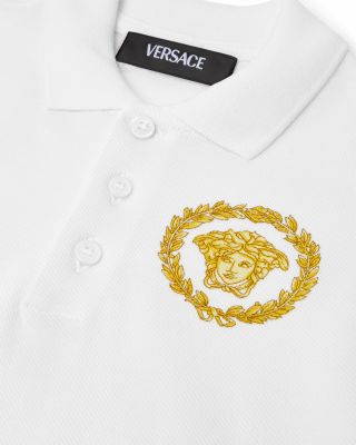 Boys' Piquet Medusa Alloro Print Polo - Baby, Little Kid