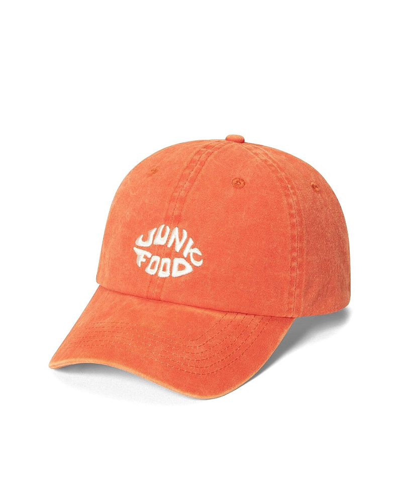 Junk Food Clothing Embroidered Dad Hat In Tiger Lily
