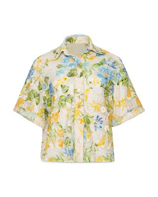 Blake Button Top Swim Cover-Up