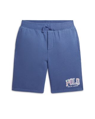 Ralph Lauren - Boys' Madras Logo Fleece Short - Little Kid, Big Kid