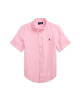 Polo Ralph Lauren - Boys' Linen Short Sleeve Shirt - Little Kid, Big Kid