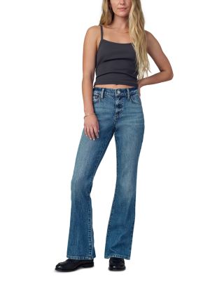 The Provocateur Mid Rise Petite Bootcut Jeans in Delight