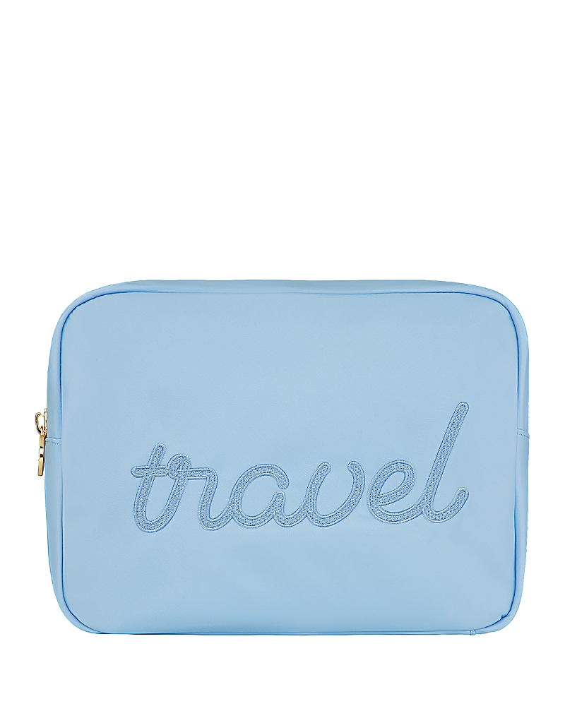 STONEY CLOVER LANE TRAVEL EMBROIDERED LARGE POUCH
