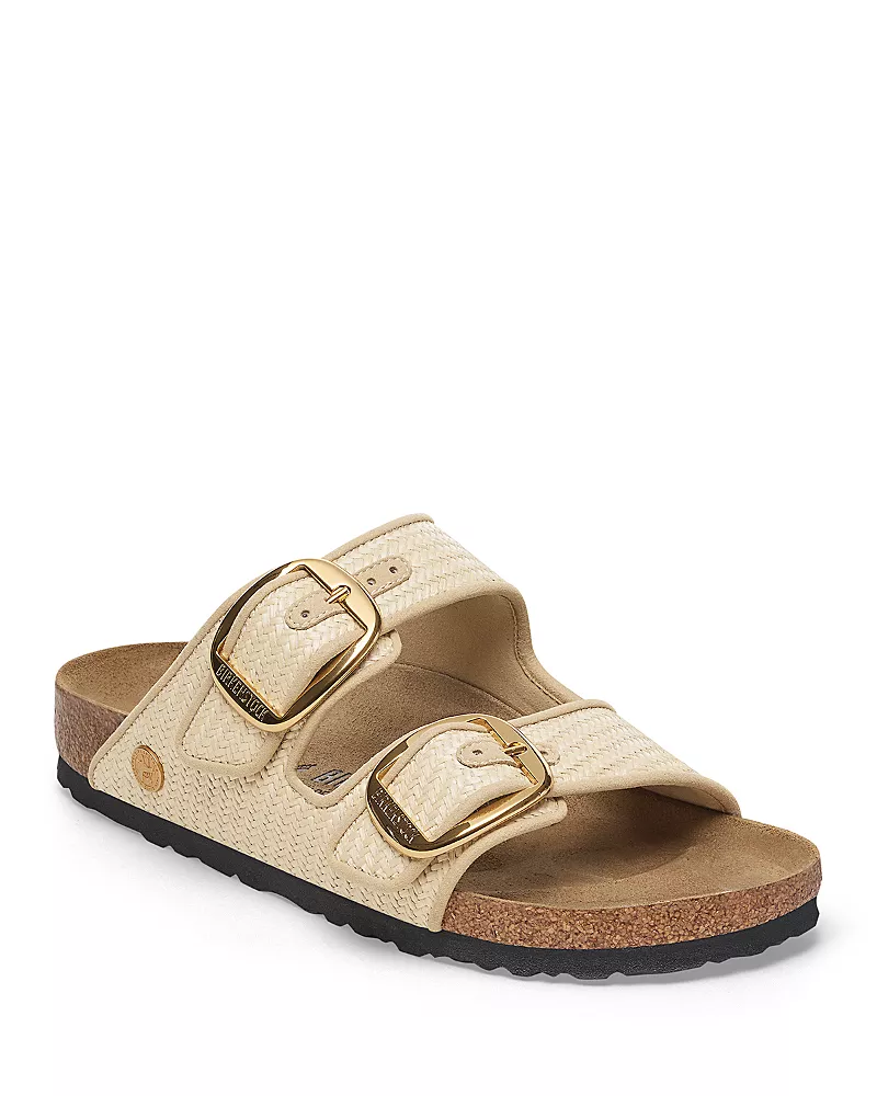 Birkenstock Women's Arizona Big Buckle Raffia Sandals