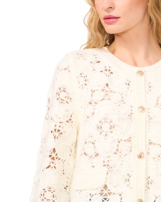 Long Sleeve Embroidered Cardigan