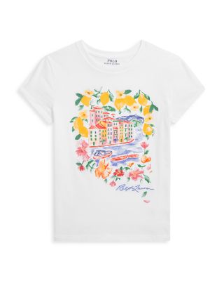 Ralph Lauren - Girls' Cotton Jersey Graphic Tee - Big Kid