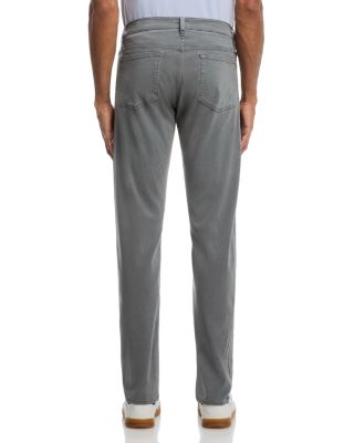 L'Homme Slim Brushed Twill Pants in Dark Storm