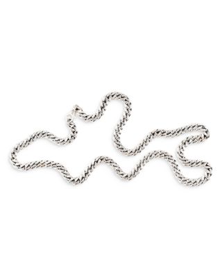 Sterling Silver Curb Chain Necklace, 18&amp;quot;