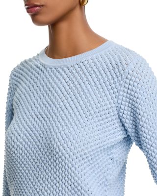 Long Sleeve Popcorn Stitch Sweater - Exclusive