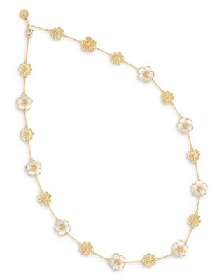 Bloom Station Necklace in 18K Gold Plated, 20" - Exclusive