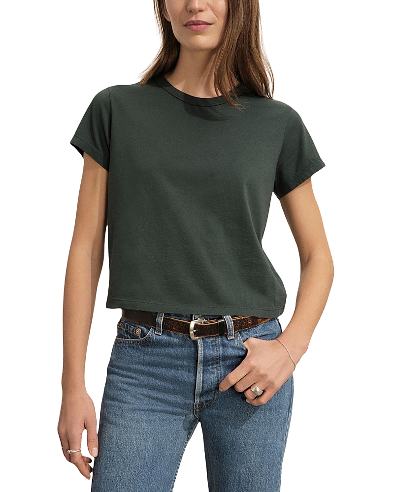 BUCK MASON PIMA BOXY CREWNECK TEE