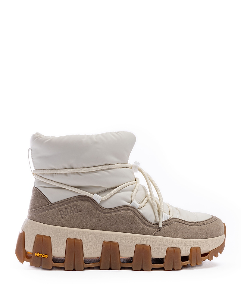 P448 Women's Vibram Aspen Sneaker Boots In Cream