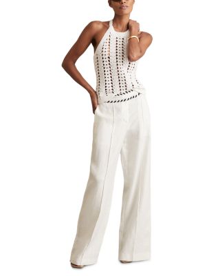 Fawn Linen Wide Leg Pants