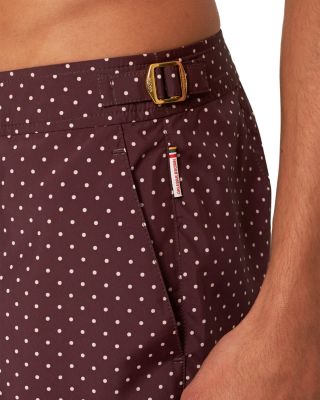 Bulldog Polka Dot 6" Swim Trunks