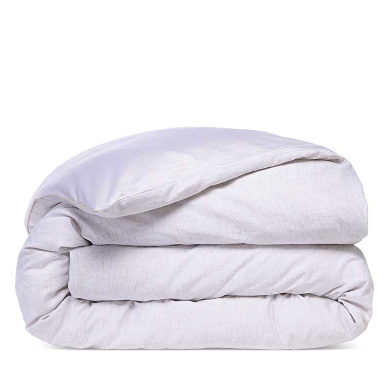 Amalia Home Collection Matiz Jacquard Duvet Cover, King In White