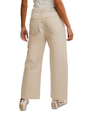 Deep Trance Dropped Boyfriend Jeans in Casual Khaki