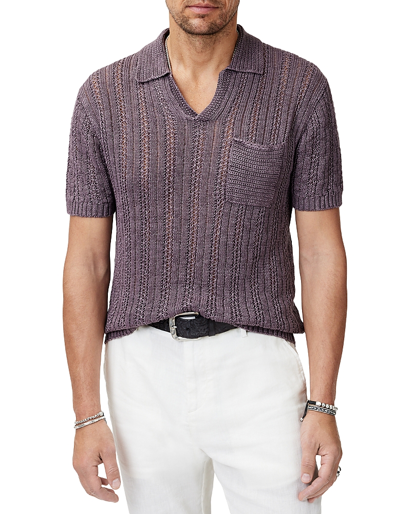 John Varvatos Odin Linen Sweater Polo