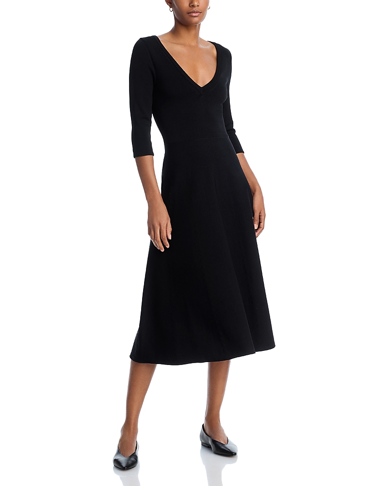 Co V Neck Knit Dress