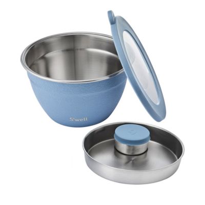 Stainless Steel Salad Bowl Kit, 64 Oz