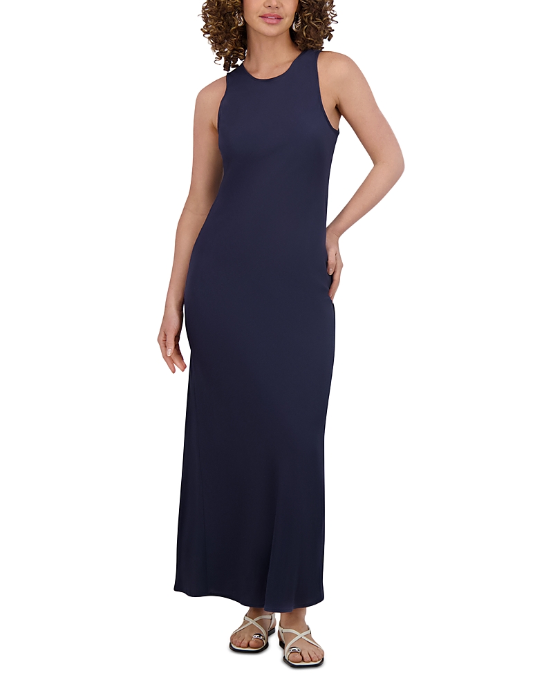 Point Georgette Column Dress