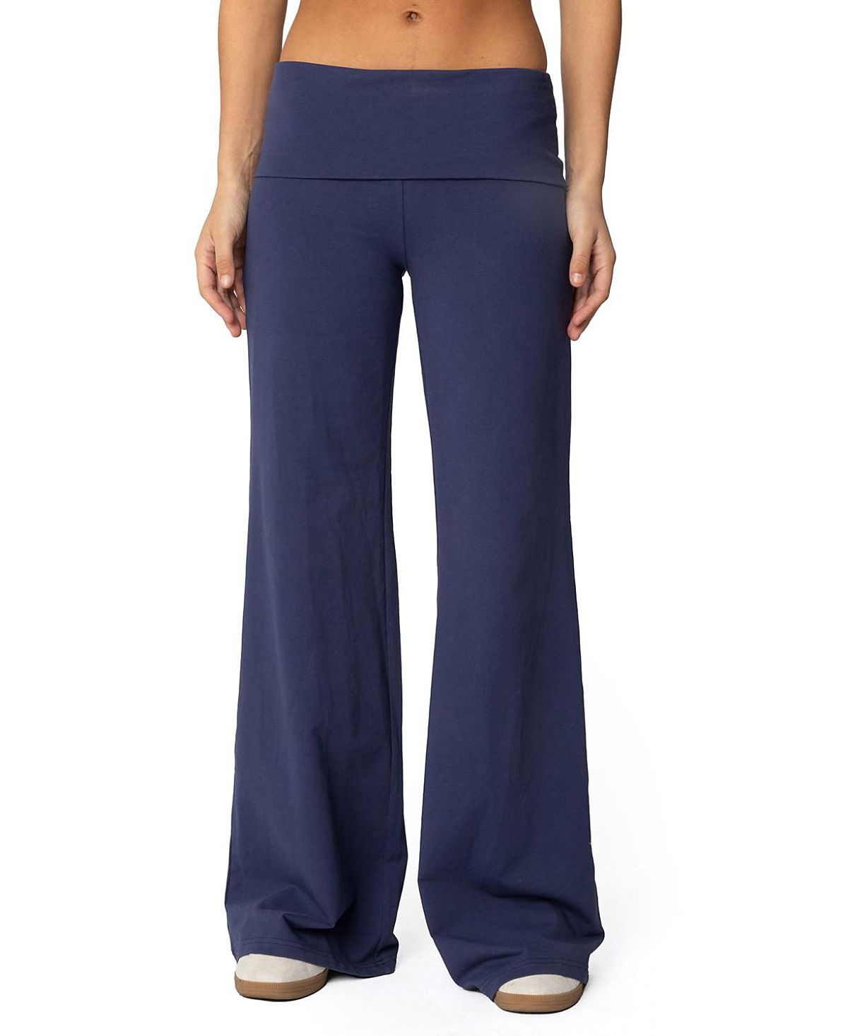Edikted Wide Leg Fold Over Pants