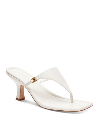 COACH - Women's Heritage C Plaque Thong Sandals