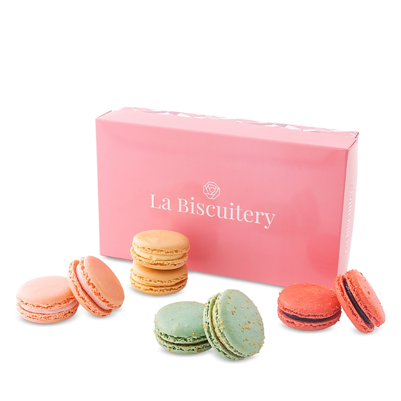 La Biscuitery La Vie En Rose Box Of 12 Macarons