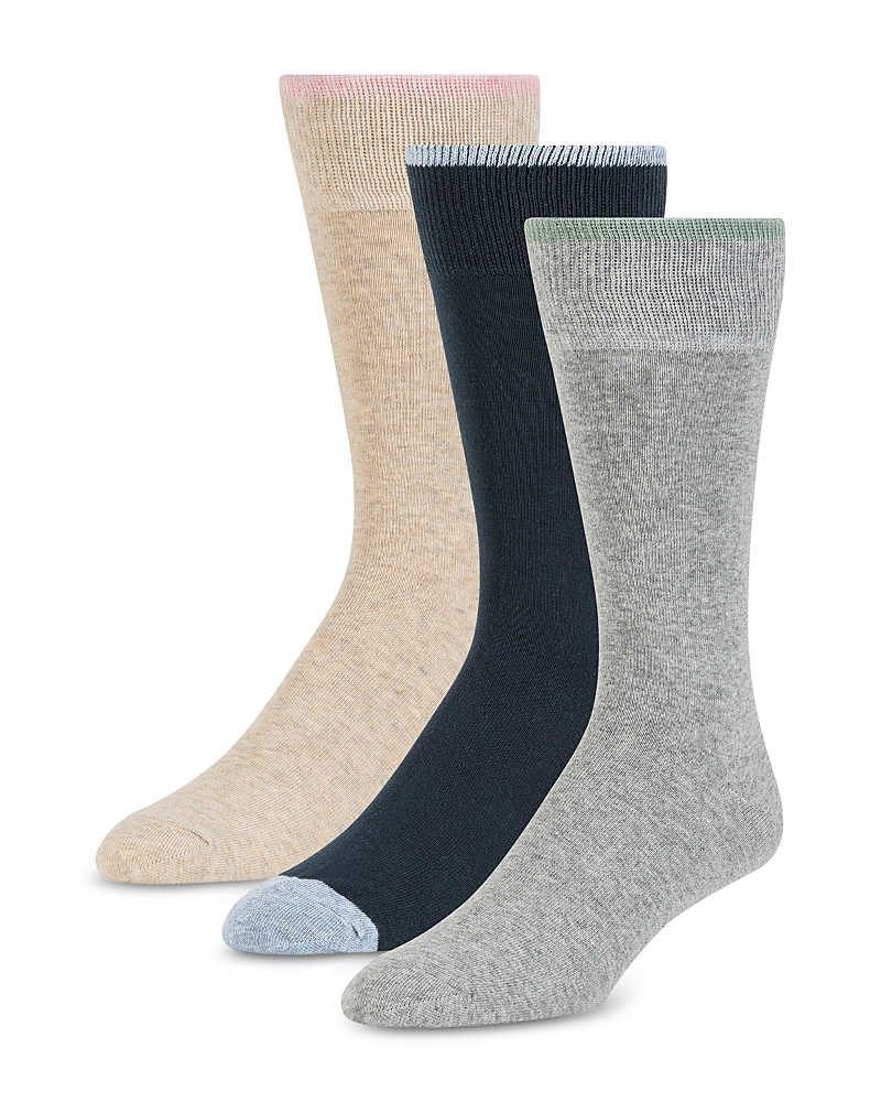 Ted Baker 3pk Dress Socks In Dark Grey