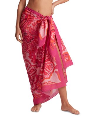 Ralph Lauren - Border Pareo Swim Cover-Up