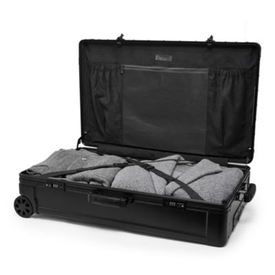 2 Wheel Aluminum XL Checked Suitcase, 80L