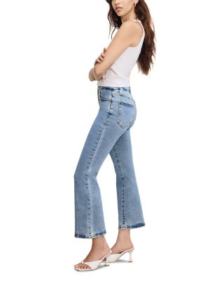 Good Legs Cropped Mini Boot Leg Jeans in Blue670