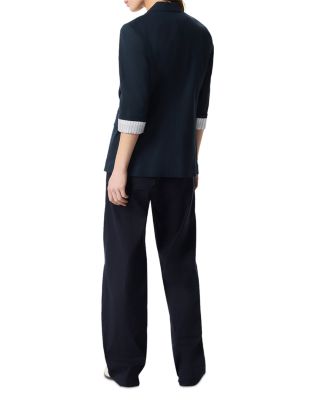 Jennie Contrast Cuff Blazer