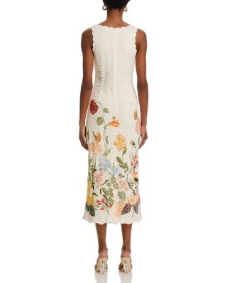 Orel Floral Scalloped Dress