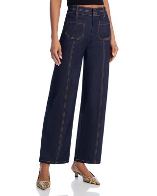 Dorothea Wide Leg Jeans in Indigo