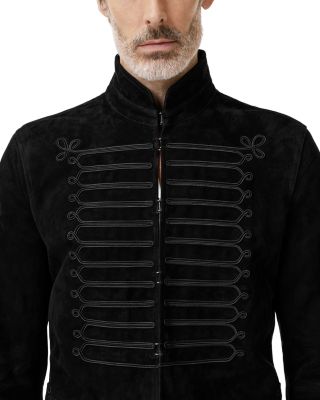 Slim Fit Band Jacket with Trim Tapes