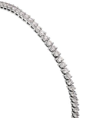 Certified Diamond Tennis Bracelet in 14K White Gold, 3.0 tcw