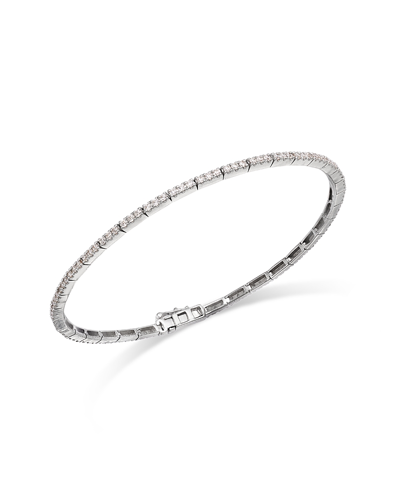 Bloomingdale's Fine Collection Diamond Tennis Bracelet in 14K White Gold, 1.0 tcw
