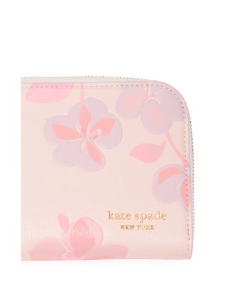 kate spade new york Devin Spring Pansies Zip Around