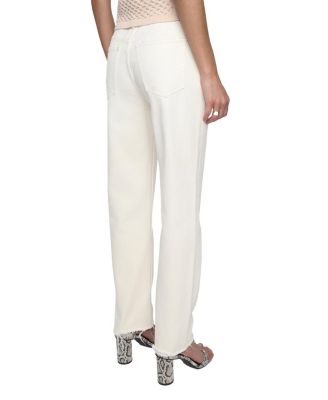 Heidi Boyfriend Jeans in Ecru Wash