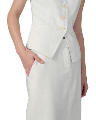 The Maeve Tailored Midi Skirt