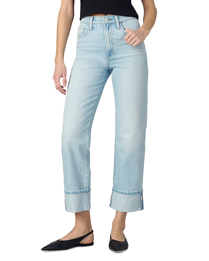 Joe's Jeans The Margot Cuffed Cropped Straight Jeans In Luxury In Luxury