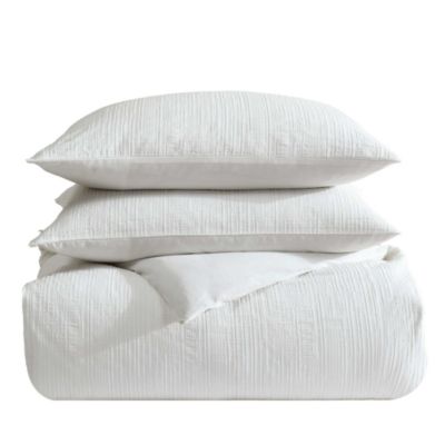 Vera Wang - Bark Texture 3 Piece Bedding Set