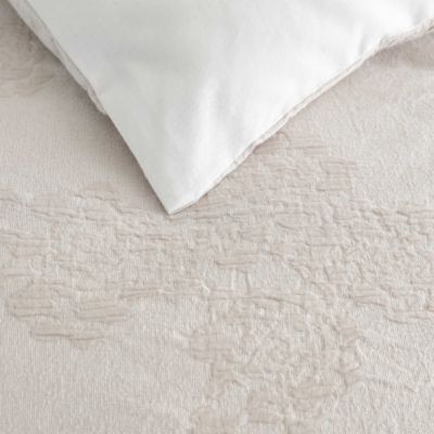 Roses Jacquard 3 Piece Comforter Set, Queen