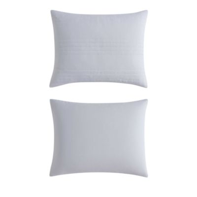 Seersucker Stripe 3 Piece Quilt Set, Queen